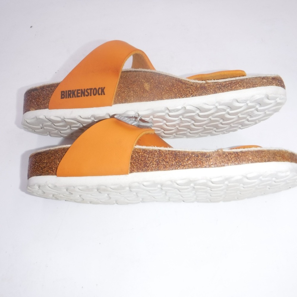 Birkenstock Gizeh Orange‎ Thong Sandals Cork Footbed EU36 US 5 Shoes - Picture 5 of 8
